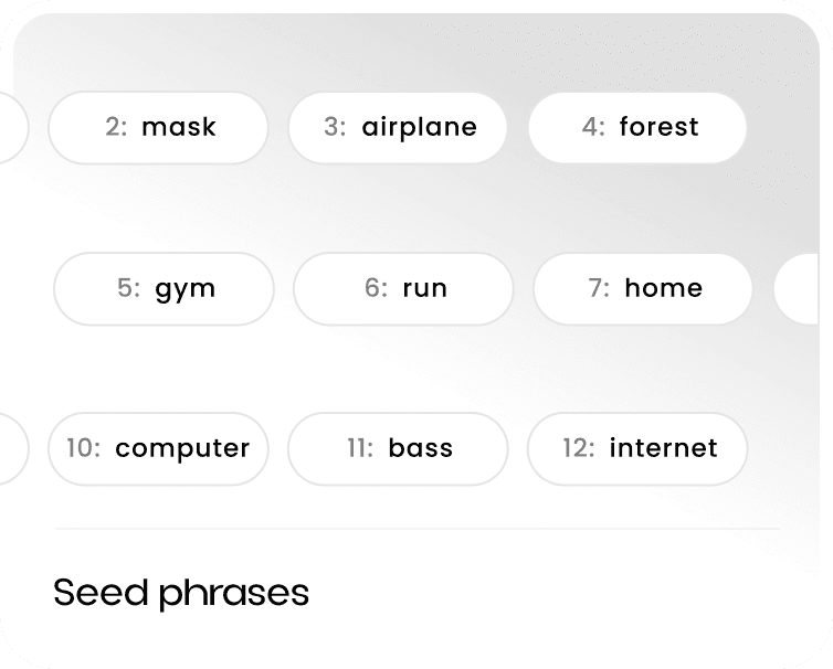 Seed phrases