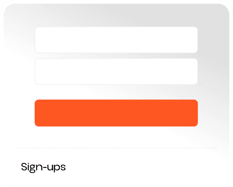 Sign-ups