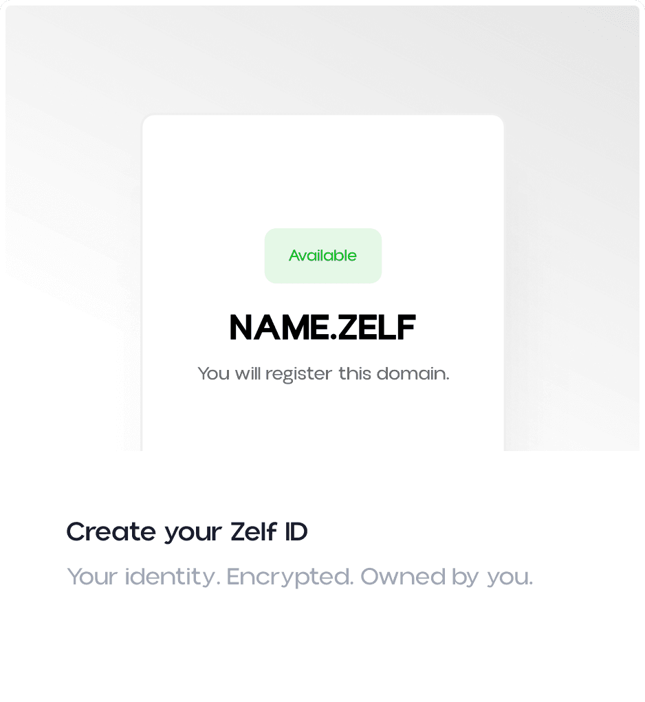 Create your Zelf ID