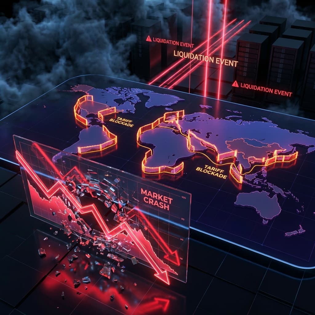 $870M Liquidated in Hours: Trump Tariffs Rock Crypto Markets