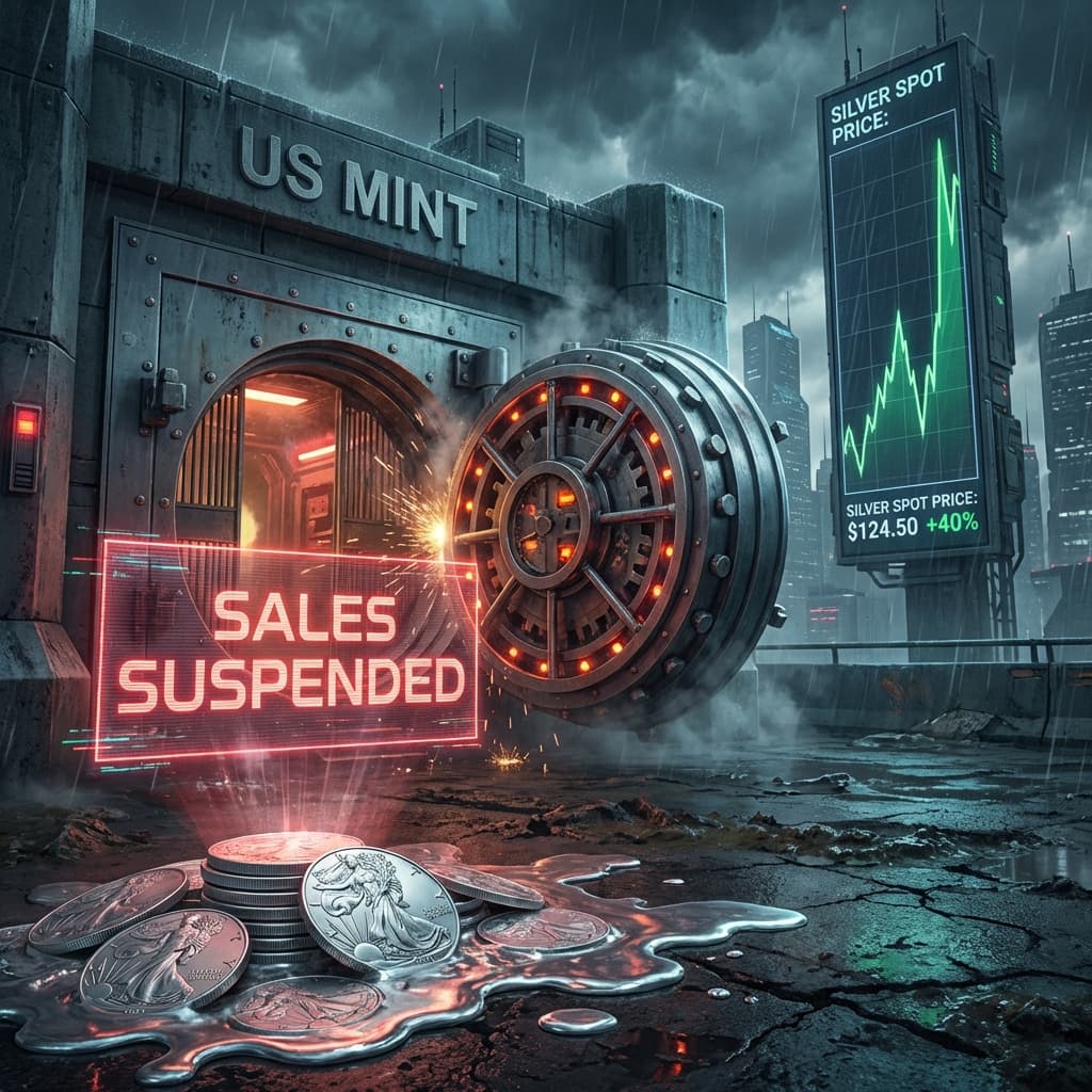 System Failure: US Mint Suspends All Silver Sales
