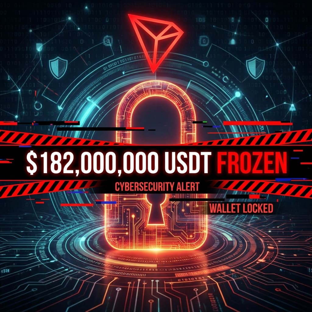 Tether Freezes Record $182M USDT on Tron: A Wake-Up Call for Crypto Custody